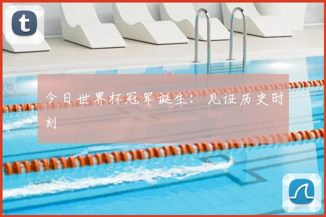 今日世界杯冠军诞生:见证历史时刻